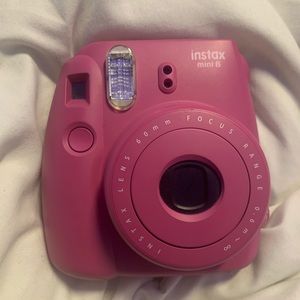 pink polaroid instax mini 8 camera
